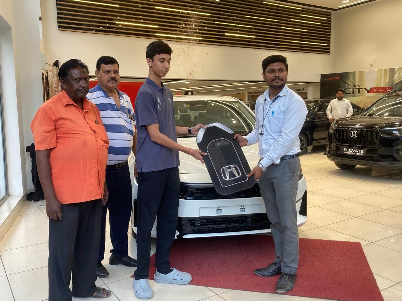 <p>Congratulation! on your new car&nbsp; ...</p>

<p>&nbsp;</p>
